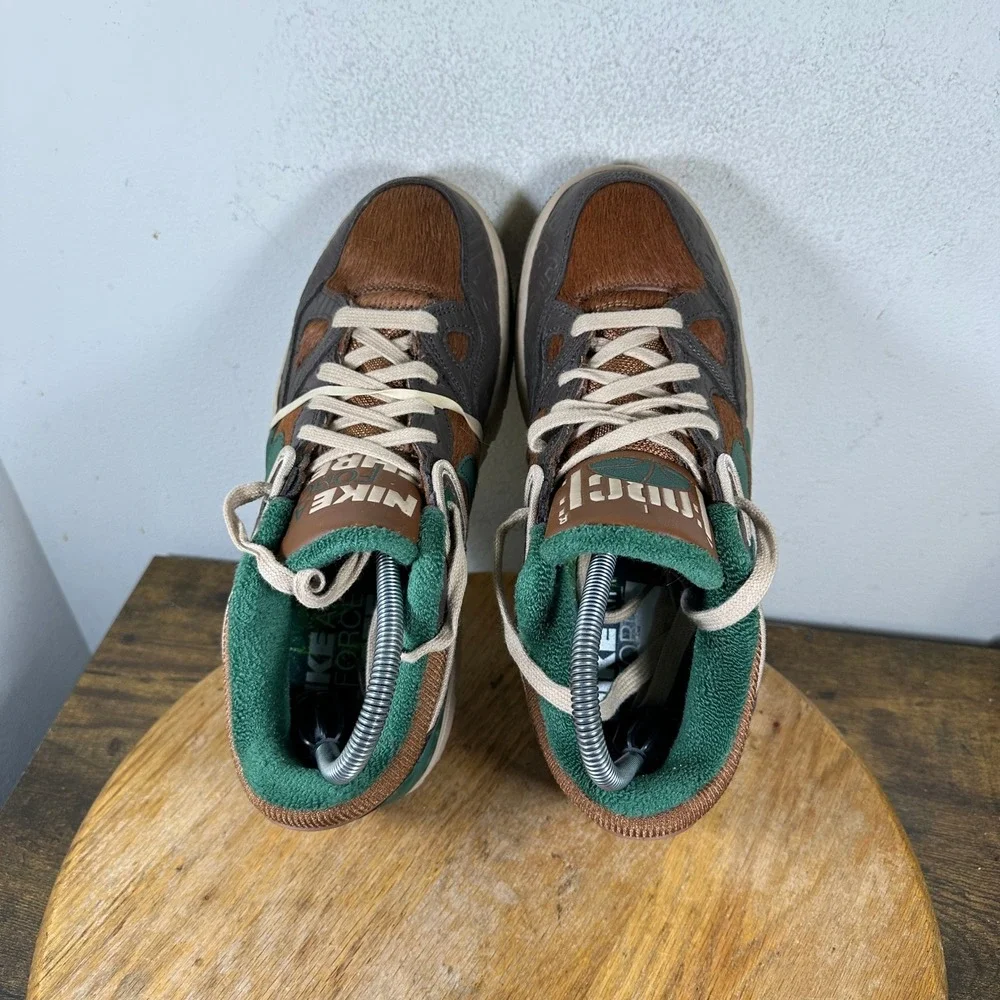 Nike Air Force 3 Nigo Baroque Brown Green HQ0260-201 Mens 7.5
